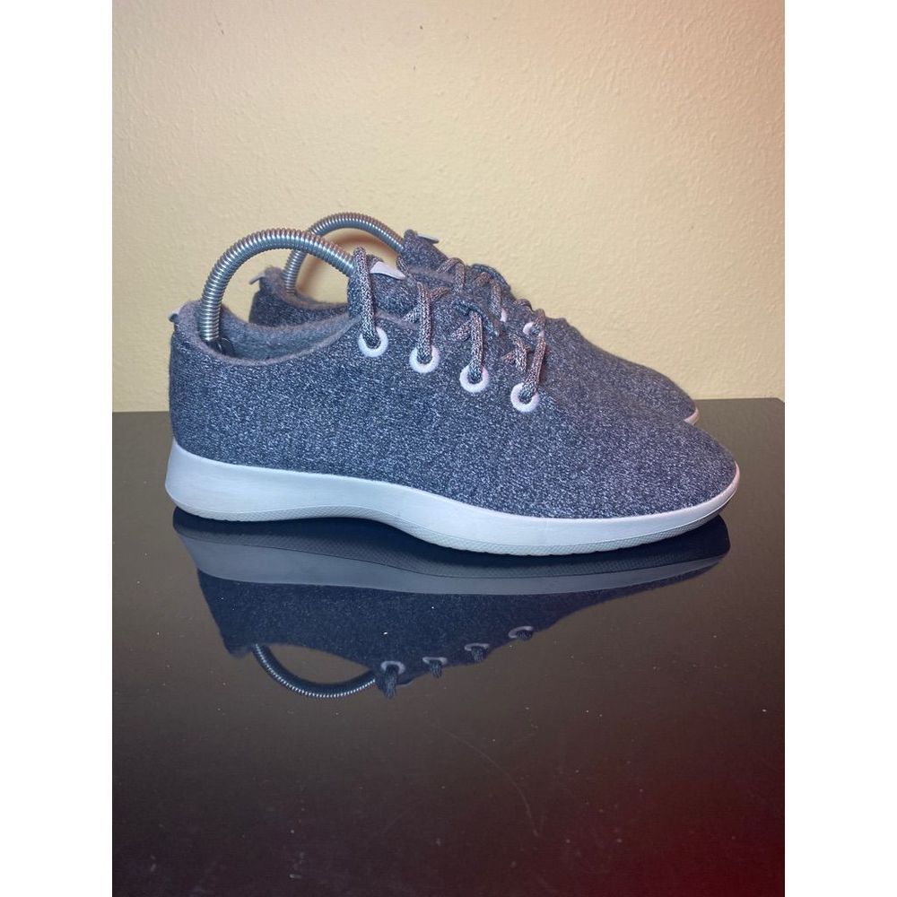 Allbirds Women's Grey Wool Runners Sneakers Shoes 0319 NV1 Size 9